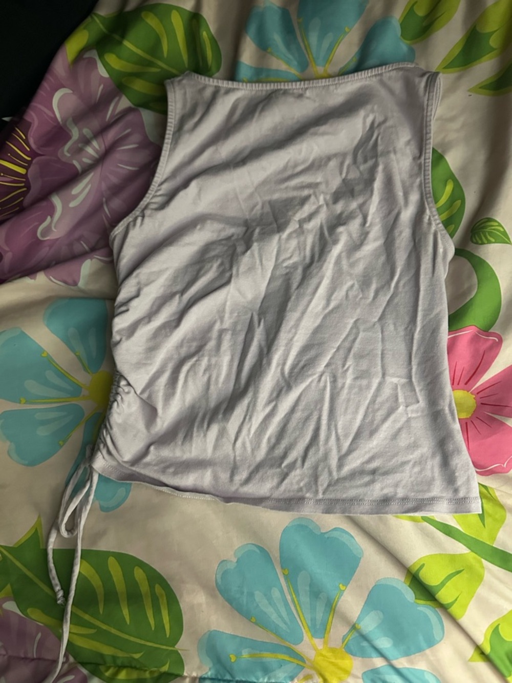 wild fable Lavender Ruched Side Tank